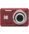 Cámara digital kodak pixpro fz55/ 16mp/ zoom óptico 5x/ roja