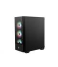 MSI MAG FORGE 112R carcasa de ordenador Midi Tower Negro, Transparente