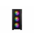MSI MAG FORGE M100A carcasa de ordenador Midi Tower Negro, Transparente