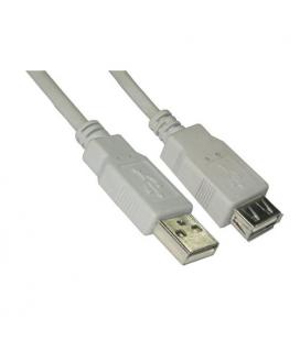 NANOCABLE CABLE USB 2.0, TIPO A/M-A/H, BEIGE, 1.8 M
