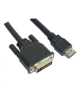 NANOCABLE CABLE DVI A HDMI, DVI18+1/M-HDMI A/M, 1.8 M - Imagen 1