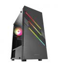 Mars Gaming MC-U3 Negro Caja PC Gaming ATX XL Frontal Triple ARGB Ventilador 12cm ARGB Ventana Cristal Templado