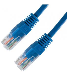 Nanocable CABLE RED LATIGUILLO RJ45 CAT.5E UTP AWG24, AZUL, 3.0 M - Imagen 1