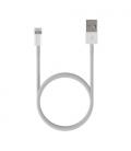 Cable Lightning Aisens A102-0542/ USB Macho - Lightning Macho/ 50cm/ Blanco