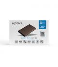 Caja Externa para Disco Duro de 2.5" Aisens ASE-2525BWN/ USB 3.0/ Sin tornillos