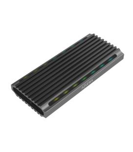 Caja Externa para Disco SSD M.2 SATA/NVMe Aisens ASM2-RGB011GR/ USB 3.2 Gen2/ Sin Tornillos