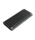 Caja Externa para Disco SSD M.2 SATA/NVMe Aisens ASM2-RGB011GR/ USB 3.2 Gen2/ Sin Tornillos