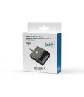 Lector de DNI USB-C Aisens ASCR-SN03C-BK/ Negro