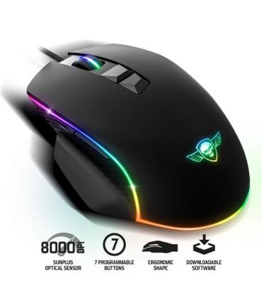 Ratón gaming spirit of gamer pro m1/ hasta 8000 dpi