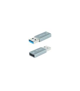 Adaptador USB 3.1 Nanocable 10.02.0013/ USB A Macho - USB-C Hembra