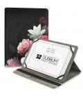 Funda subblim trendy case rosas para tablet de 11'/ negra