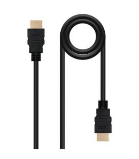 Cable HDMI 1.4 Nanocable 10.15.1700/ HDMI Macho - HDMI Macho/ 1m/ Negro