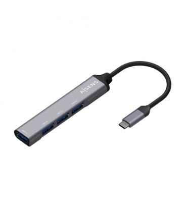 Hub USB 3.1 Tipo-C Aisens A109-0541/ 4 Puertos USB