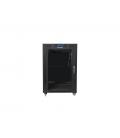 ARMARIO LANBERG RACK 19" 15U 800X1000 LCD PUERTA CRISTAL FLAT PACK NEGRO