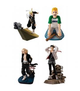 Set figuras megahouse petitrama series tokyo revengers toman heroic scenes