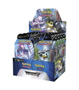 Juego de cartas pokemon tcg pokemon go baraja de combate mewtwo & melmetal 8 unidades español