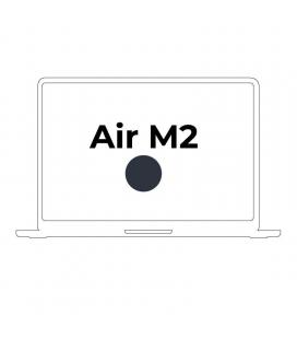 Apple macbook air 13,6'/ m2 8-core cpu/ 8gb/ 256gb ssd/ 8-core gpu/ negro medianoche