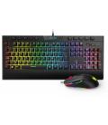 Pack krom rgb teclado membrana y raton kalyos