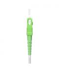 AISENS Cable Fibra Óptica Latiguillo G657A2 3.0 9/125 SMF Simplex CPR DCA LSZH, SC/APC-SC/APC, Blanco, 150 m