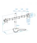 Tooq Soporte mesa DB1702TN-B 2 brazos 17-32"