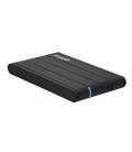 CAJA EXTERNA TOOQ TQE-2530B 2,5" 9,,5 MM SATA USB 3.0 NEGRA