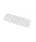 TECLADO NATEC NAUTILUS SLIM LAYOUT ESPAÑOL BLANCO