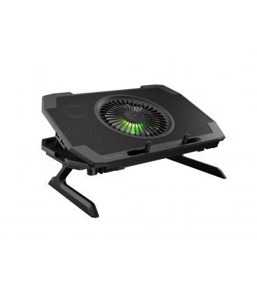 BASE REFRIGERADORAS GENESIS OXID 850 RGB 15.6"-17.3" USB, 5 VENTILADORES