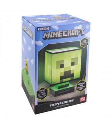 Lampara paladone icon con cargador usb minecraft creeper