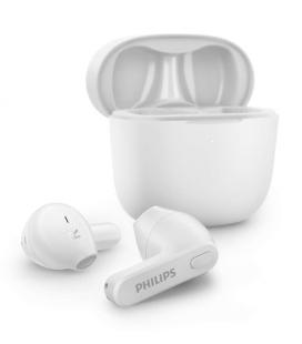 Auriculares Bluetooth Philips TAT2236 con estuche de carga/ Autonomía 6h/ Blancos
