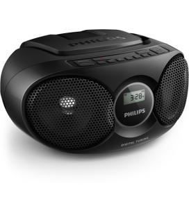 Radio CD Philips AZ215B/12/ 3W/ Negra
