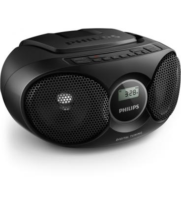 Radio CD Philips AZ215B/12/ 3W/ Negra
