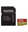 Tarjeta de memoria sandisk extreme 32gb microsd hc uhs-i con adaptador/ clase 10/ 100mbs