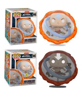 Funko pop animacion avatar the last airbender la leyenda de aang todos los elementos glow in the dark brillo en la oscuridad edi