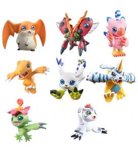Pack 8 figuras megahouse digimon adventure digicolle! series mix special edition gift set