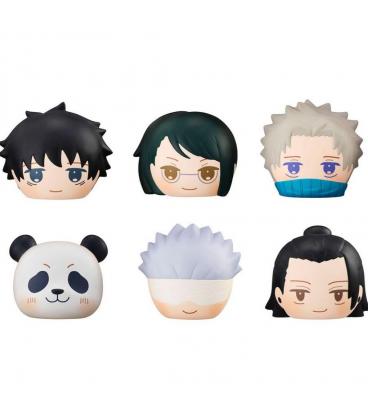Pack 6 figuras antiestres megahouse jujutsu kaisen gekijouban fluffy squeeze bread box