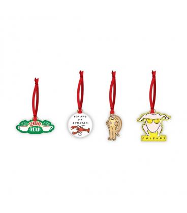 Decoracion de navidad half moon bay friends set de 4