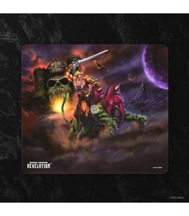 Alfombrilla gaming maestros del universo revelation he - man y battle cat 25 x 22cm