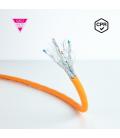 Nanocable Cable de Red CAT.7 LSZH SFTP PIMF AWG23, Naranja, 305m