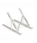 iggual Soporte portátil plegable aluminio plata 17