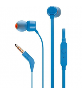 Auriculares intrauditivos jbl tune 160/ con micrófono/ jack 3.5/ azules