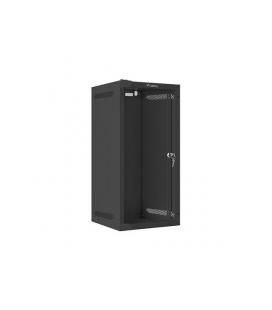 ARMARIO LANBERG MURAL RACK 10" 12U/280X310 FLAT PACK NEGRO PUERTA CRISTAL