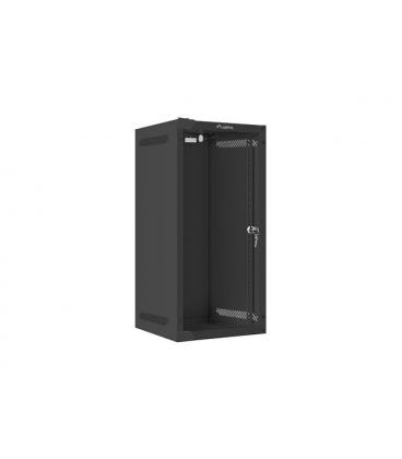 ARMARIO LANBERG MURAL RACK 10" 12U/280X310 FLAT PACK NEGRO PUERTA CRISTAL