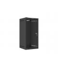 ARMARIO LANBERG MURAL RACK 10" 12U/280X310 FLAT PACK NEGRO PUERTA CRISTAL