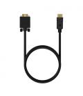 Cable Conversor Aisens A125-0552/ Displayport Macho - VGA Macho/ 1m/ Negro