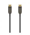 AISENS Cable DISPLAYPORT AOC V1.4 8K@60Hz 4K@120Hz 4:4:4 32.4Gbps, DP/M-DP/M, Negro, 50M