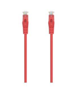 Cable de Red RJ45 AWG24 UTP Aisens A145-0556 Cat.6A/ LSZH/ 25cm/ Rojo