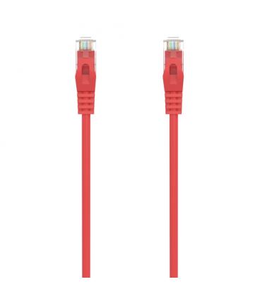 Cable de Red RJ45 AWG24 UTP Aisens A145-0556 Cat.6A/ LSZH/ 25cm/ Rojo