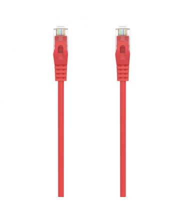 Cable de Red RJ45 AWG24 UTP Aisens A145-0559 Cat.6A/ LSZH/ 1m/ Rojo