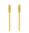 Cable de Red RJ45 AWG24 UTP Aisens A145-0563 Cat.6A/ LSZH/ 25cm/ Amarillo