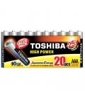 Pack de 20 pilas aaa toshiba r03atpack20/ 1.5v/ alcalinas